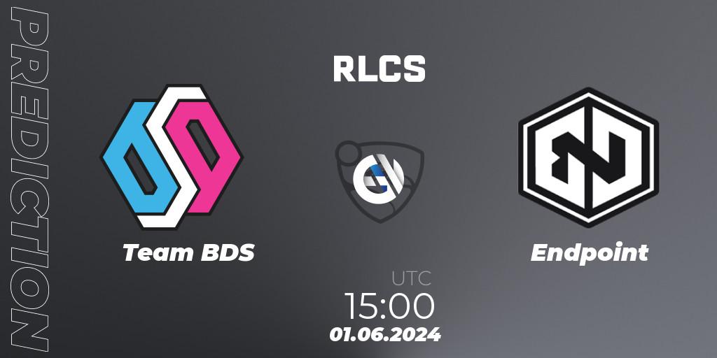 Team BDS vs Endpoint: Match Prediction. 01.06.2024 at 15:00, Rocket League, RLCS 2024 - Major 2: EU Open Qualifier 6