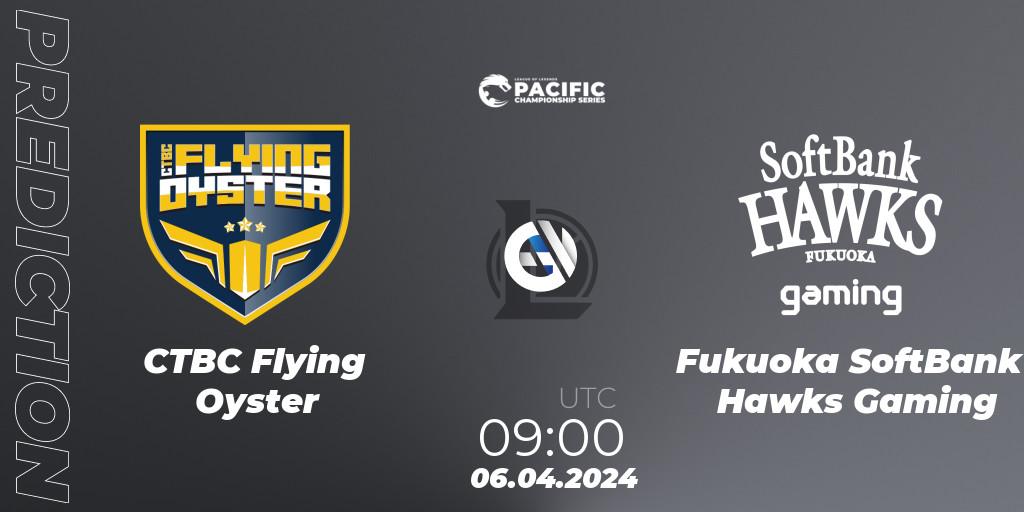 CTBC Flying Oyster vs Fukuoka SoftBank Hawks Gaming: Match Prediction. 06.04.24, LoL, PCS Playoffs Spring 2024