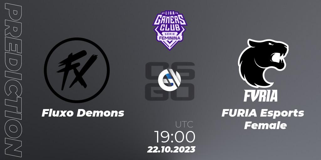 Fluxo Demons vs FURIA Esports Female: Match Prediction. 22.10.2023 at 19:00, Counter-Strike (CS2), Gamers Club Liga Série Feminina: Super Edition 2023