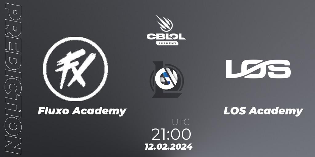 Fluxo Academy vs LOS Academy: Match Prediction. 12.02.2024 at 22:00, LoL, CBLOL Academy Split 1 2024