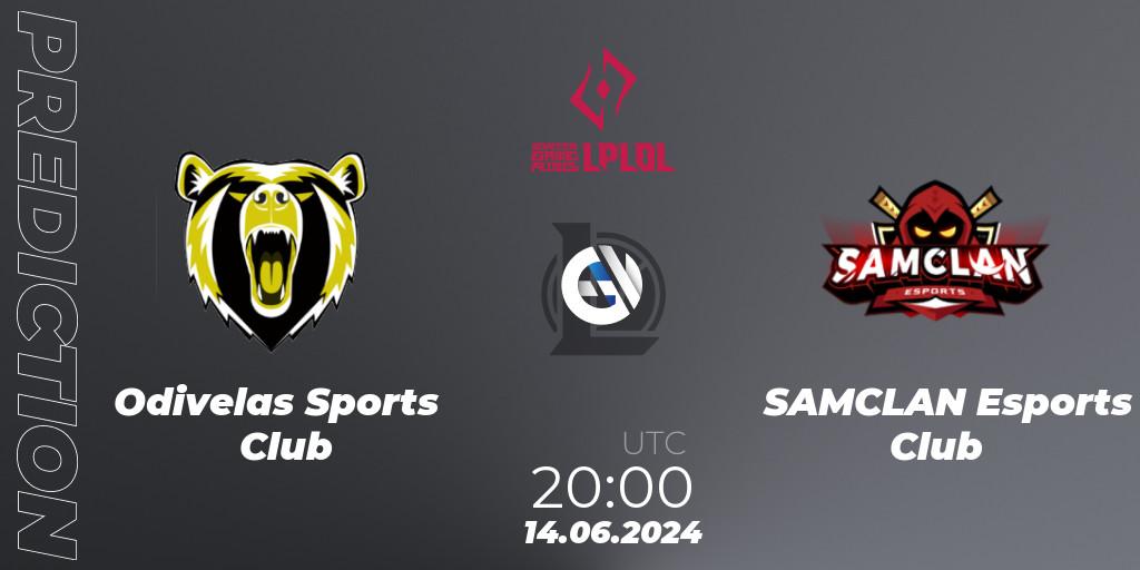 Odivelas Sports Club vs SAMCLAN Esports Club: Match Prediction. 14.06.2024 at 20:00, LoL, LPLOL Split 2 2024
