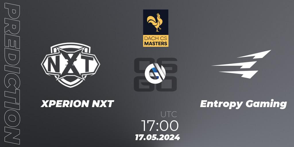 XPERION NXT vs Entropy Gaming: Match Prediction. 17.05.2024 at 17:00, Counter-Strike (CS2), DACH CS Masters Season 1: Division 2