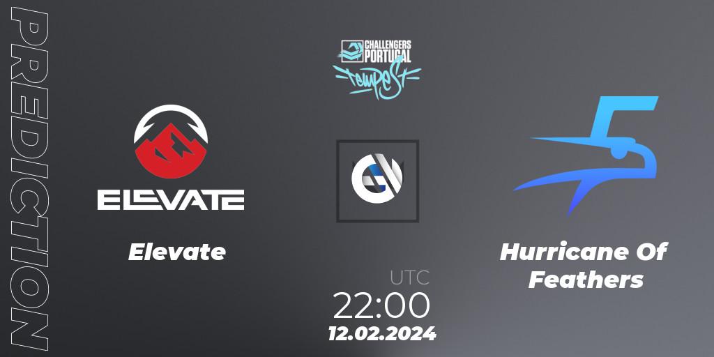 Elevate vs Hurricane Of Feathers: Match Prediction. 12.02.2024 at 22:15, VALORANT, VALORANT Challengers 2024 Portugal: Tempest Split 1