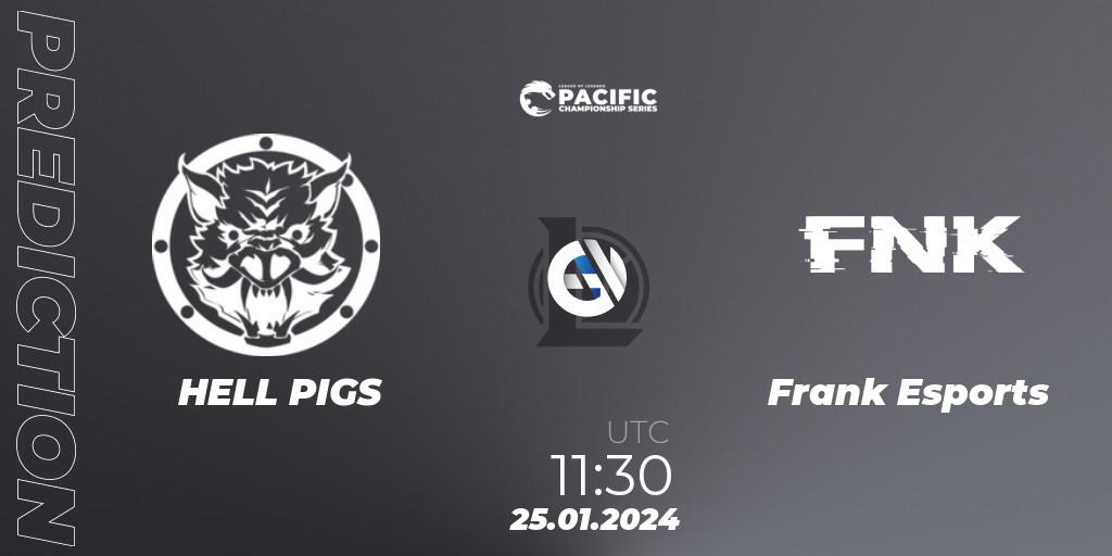 HELL PIGS vs Frank Esports: Match Prediction. 25.01.24, LoL, PCS Spring 2024