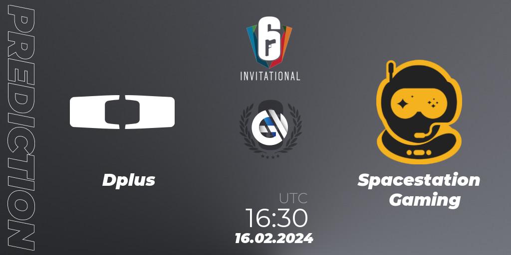 Dplus vs Spacestation Gaming: Match Prediction. 16.02.2024 at 16:30, Rainbow Six, Six Invitational 2024 - Group Stage