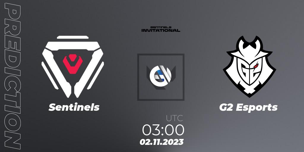 Sentinels vs G2 Esports: Match Prediction. 02.11.23, VALORANT, Sentinels Invitational