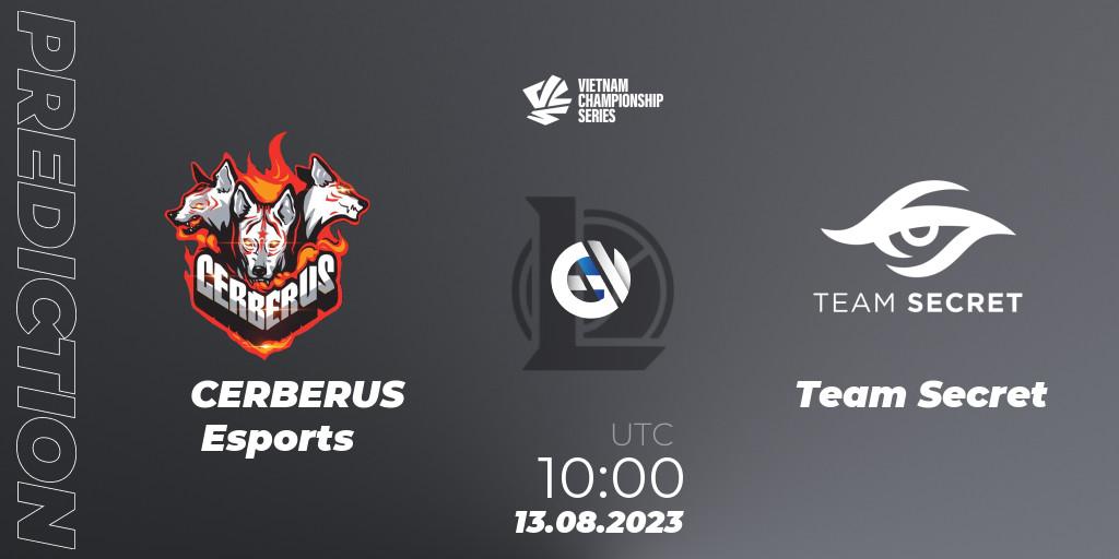 CERBERUS Esports vs Team Secret: Match Prediction. 13.08.2023 at 10:00, LoL, VCS Dusk 2023