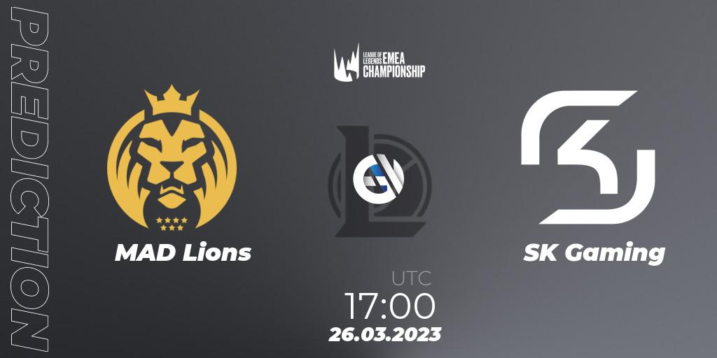 MAD Lions vs SK Gaming: Match Prediction. 26.03.23, LoL, LEC Spring 2023 - Regular Season