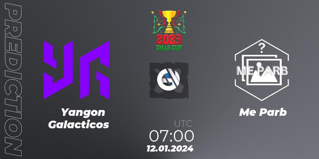 Yangon Galacticos vs Me Parb: Match Prediction. 12.01.2024 at 07:04, Dota 2, Xmas Cup 2023