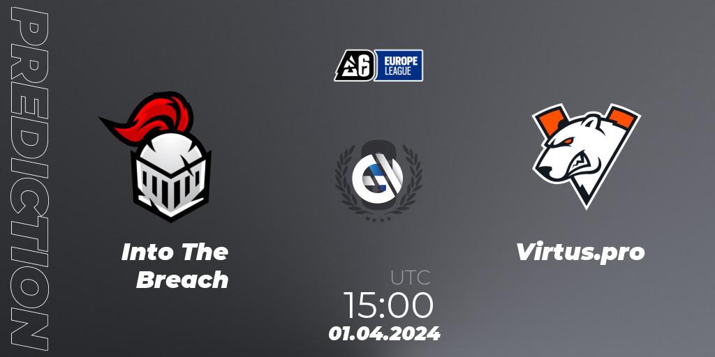 Into The Breach vs Virtus.pro: Match Prediction. 01.04.24, Rainbow Six, Europe League 2024 - Stage 1