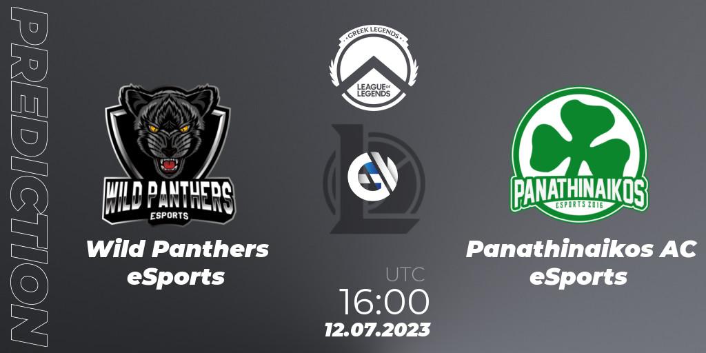 Wild Panthers eSports vs Panathinaikos AC eSports: Match Prediction. 12.07.2023 at 16:00, LoL, Greek Legends League Summer 2023