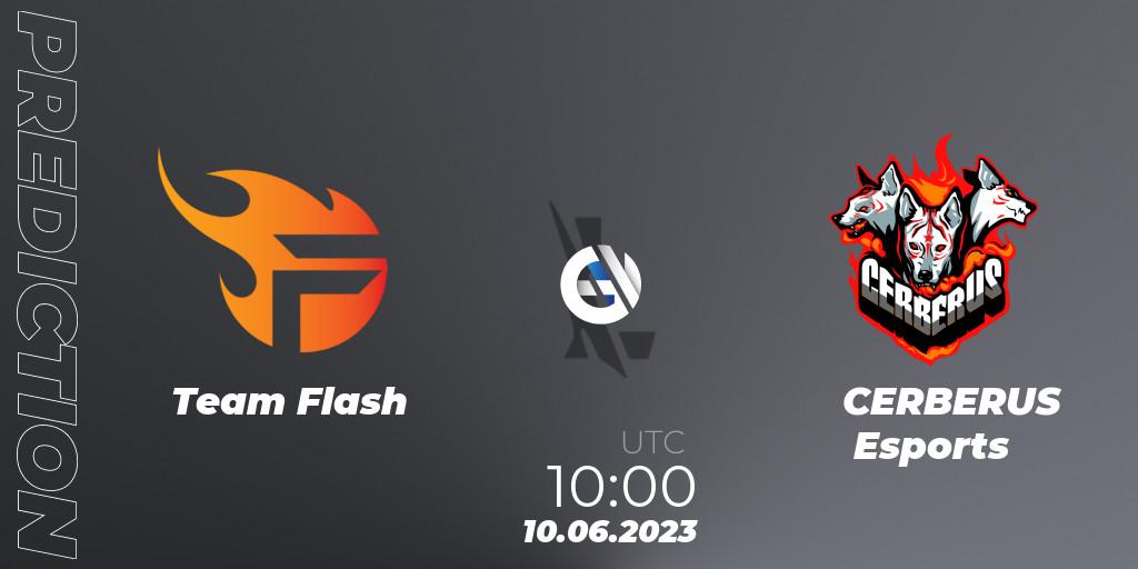 Team Flash vs CERBERUS Esports: Match Prediction. 10.06.2023 at 10:00, Wild Rift, WRL Asia 2023 - Season 1 - Regular Season