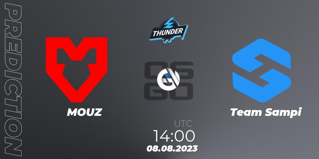 MOUZ vs Team Sampi: Match Prediction. 08.08.2023 at 15:40, Counter-Strike (CS2), Thunderpick World Championship 2023: European Qualifier #1