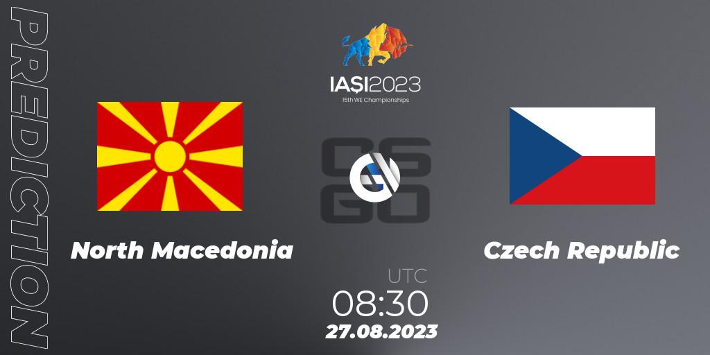 North Macedonia vs Czech Republic: Match Prediction. 27.08.2023 at 12:50, Counter-Strike (CS2), IESF World Esports Championship 2023