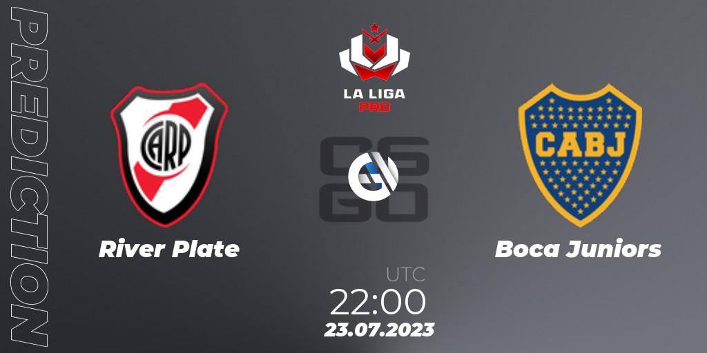 River Plate vs Boca Juniors: Match Prediction. 23.07.2023 at 22:00, Counter-Strike (CS2), La Liga 2023: Pro Division