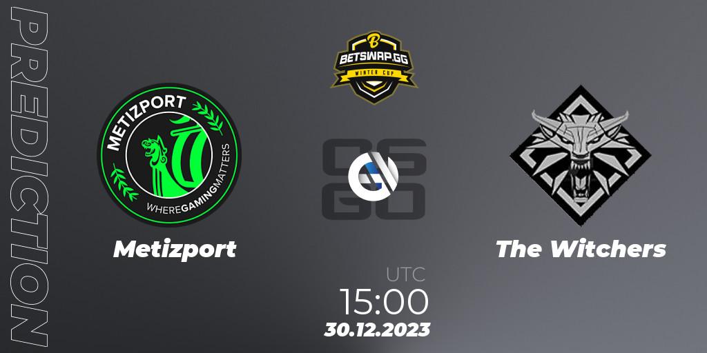 Metizport vs The Witchers: Match Prediction. 30.12.2023 at 15:00, Counter-Strike (CS2), Betswap Winter Cup 2023