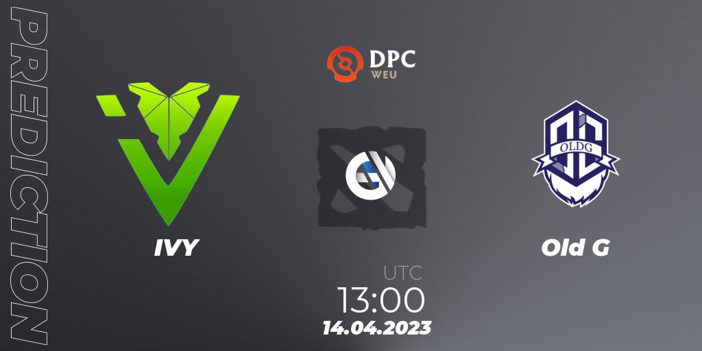 IVY vs Old G: Match Prediction. 14.04.2023 at 12:56, Dota 2, DPC 2023 Tour 2: WEU Division II (Lower)