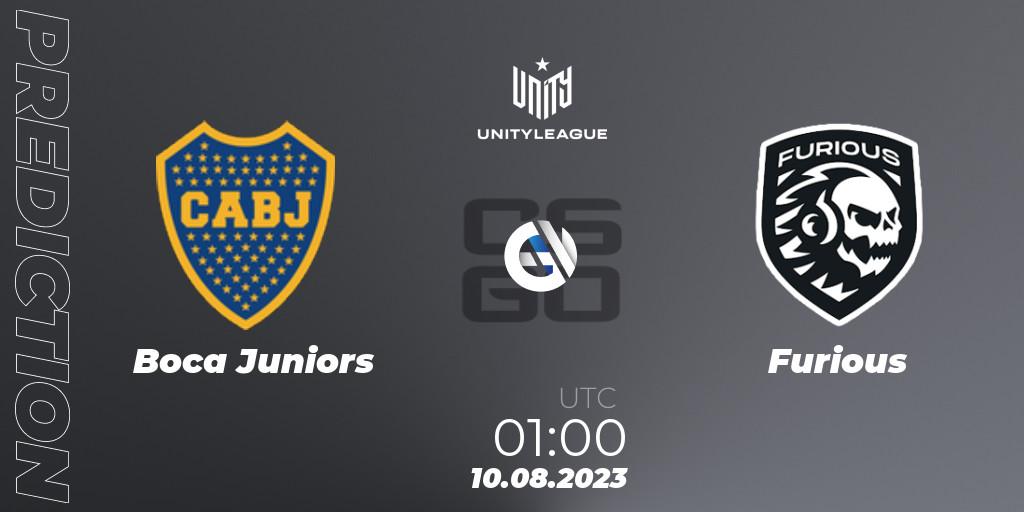 Boca Juniors vs Furious: Match Prediction. 10.08.2023 at 01:00, Counter-Strike (CS2), LVP Unity League Argentina 2023