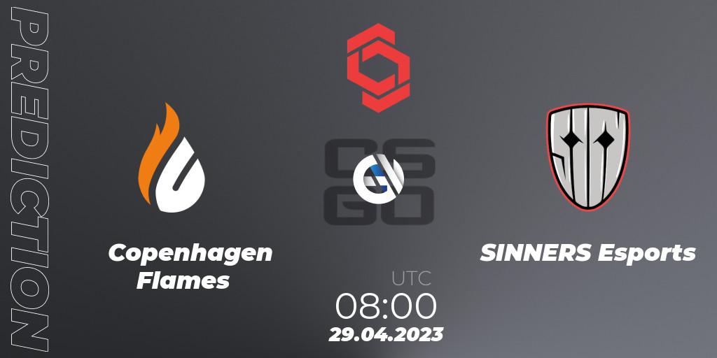 Copenhagen Flames vs SINNERS Esports: Match Prediction. 29.04.23, CS2 (CS:GO), CCT Central Europe Series #6
