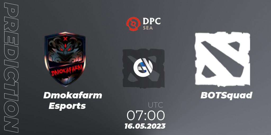 Dmokafarm Esports vs BOTSquad: Match Prediction. 16.05.2023 at 07:31, Dota 2, DPC SEA 2023 Tour 3: Open Qualifier #1