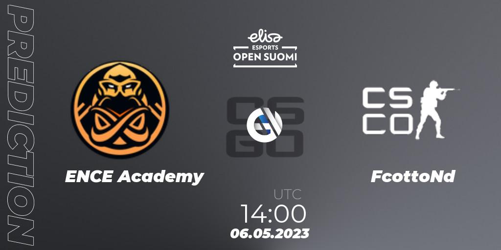ENCE Academy vs FcottoNd: Match Prediction. 06.05.2023 at 13:00, Counter-Strike (CS2), Elisa Open Suomi Season 5