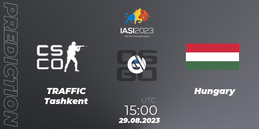 TRAFFIC Tashkent vs Hungary: Match Prediction. 29.08.2023 at 18:20, Counter-Strike (CS2), IESF World Esports Championship 2023