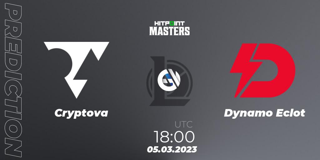 Cryptova vs Dynamo Eclot: Match Prediction. 07.03.2023 at 18:00, LoL, Hitpoint Masters Spring 2023