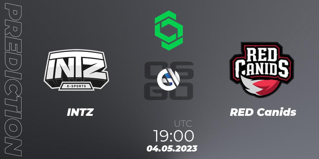 INTZ vs RED Canids: Match Prediction. 04.05.2023 at 19:00, Counter-Strike (CS2), CCT South America Series #7