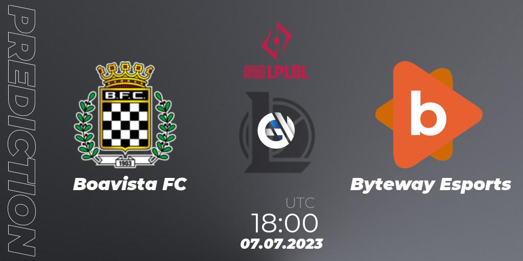 Boavista FC vs Byteway Esports: Match Prediction. 15.06.23, LoL, LPLOL Split 2 2023 - Group Stage