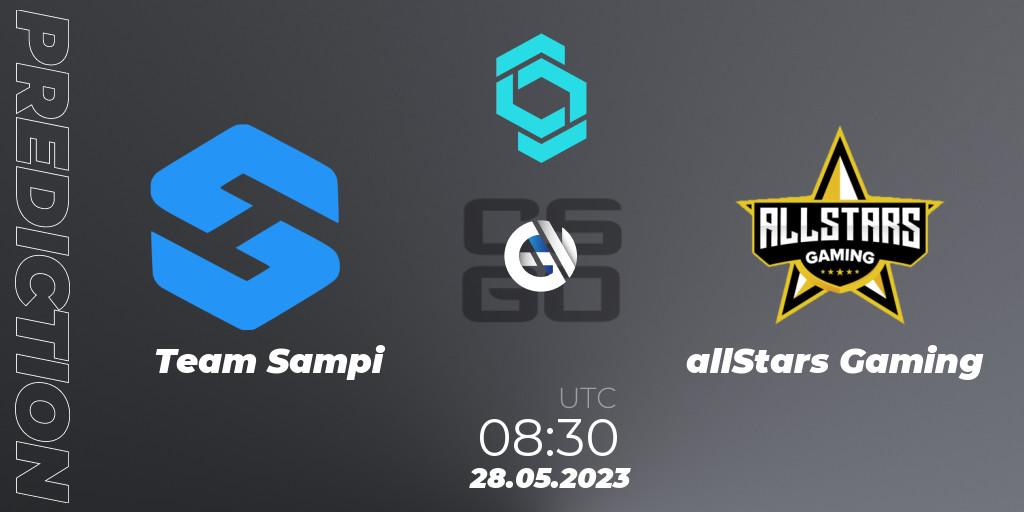 Team Sampi vs allStars Gaming: Match Prediction. 28.05.23, CS2 (CS:GO), CCT North Europe Series 5 Closed Qualifier