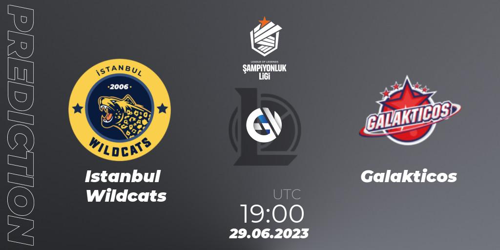 Istanbul Wildcats vs Galakticos: Match Prediction. 29.06.2023 at 19:00, LoL, TCL Summer 2023 - Group Stage