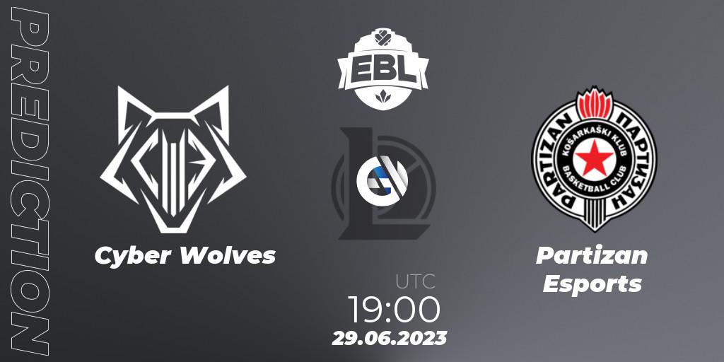 Cyber Wolves vs Partizan Esports: Match Prediction. 15.06.23, LoL, Esports Balkan League Season 13