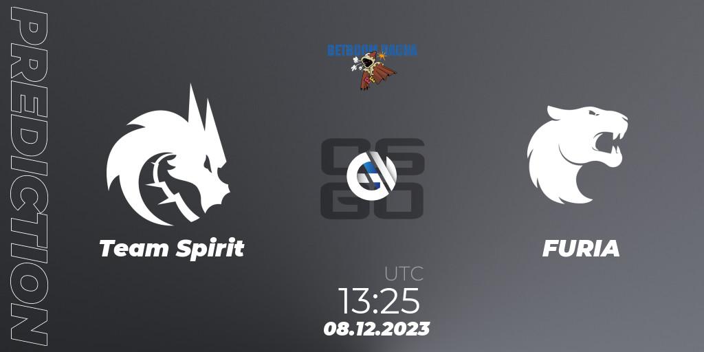 Team Spirit vs FURIA: Match Prediction. 08.12.2023 at 13:20, Counter-Strike (CS2), BetBoom Dacha 2023