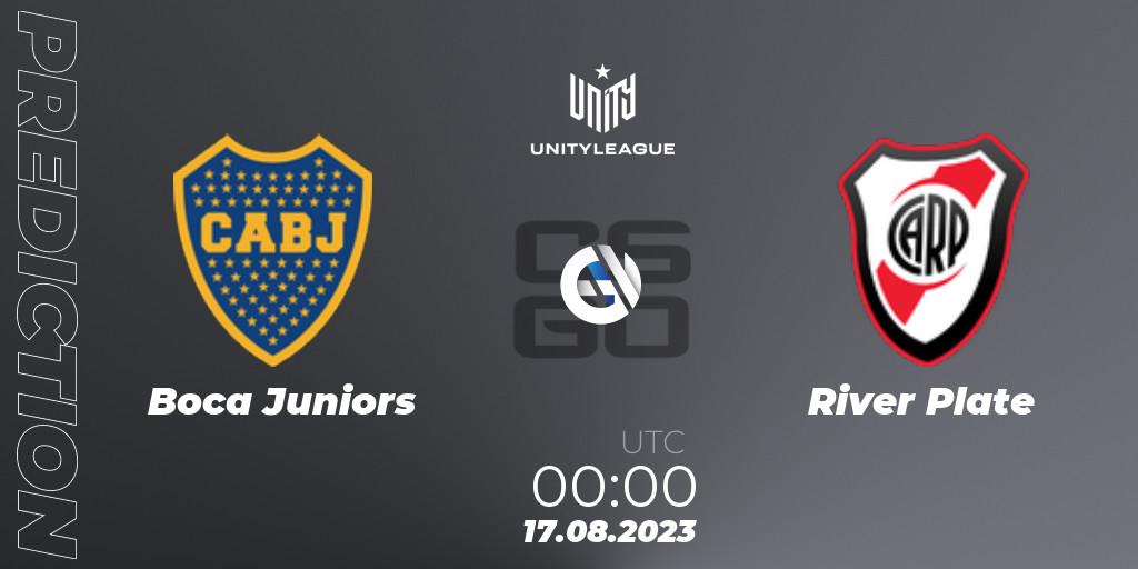 Boca Juniors vs River Plate: Match Prediction. 17.08.2023 at 00:00, Counter-Strike (CS2), LVP Unity League Argentina 2023