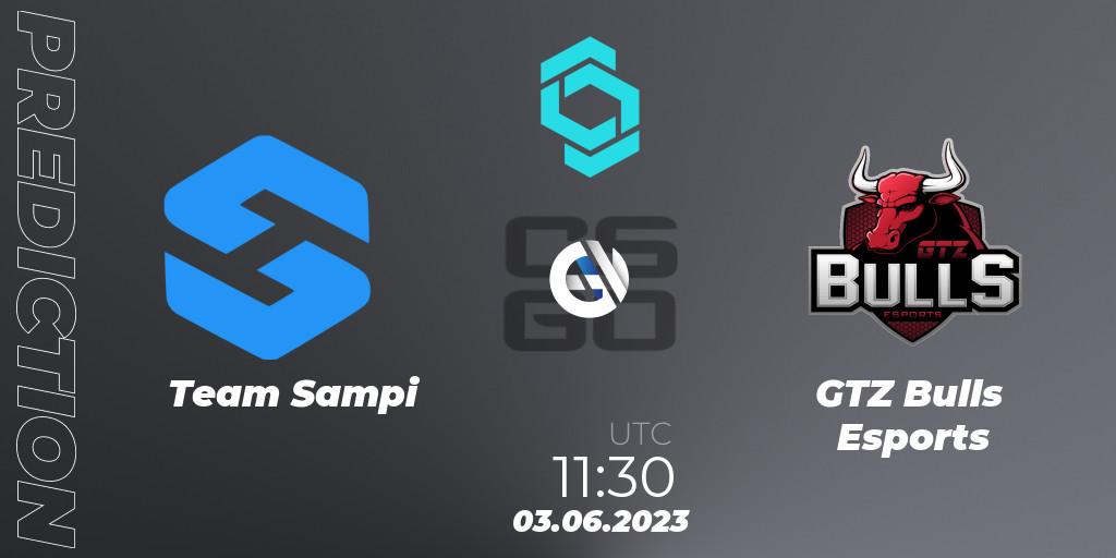 Team Sampi vs GTZ Bulls Esports: Match Prediction. 03.06.23, CS2 (CS:GO), CCT North Europe Series 5