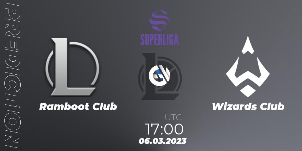 Ramboot Club vs Wizards Club: Match Prediction. 06.03.2023 at 21:00, LoL, LVP Superliga 2nd Division Spring 2023 - Group Stage
