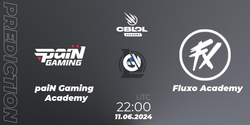 paiN Gaming Academy vs Fluxo Academy: Match Prediction. 11.06.2024 at 22:00, LoL, CBLOL Academy 2024