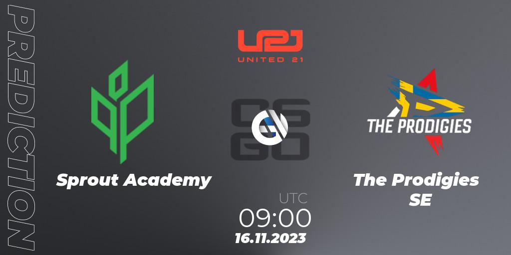 Sprout Academy vs The Prodigies SE: Match Prediction. 16.11.2023 at 09:00, Counter-Strike (CS2), United21 Season 8
