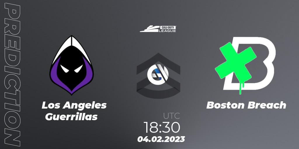 Los Angeles Guerrillas vs Boston Breach: Match Prediction. 04.02.2023 at 18:30, Call of Duty, Call of Duty League 2023: Stage 2 Major
