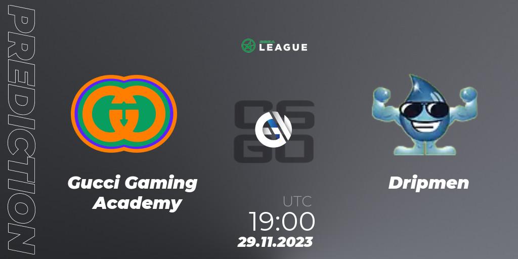 Gucci Gaming Academy vs Dripmen: Match Prediction. 29.11.23, CS2 (CS:GO), ESEA Season 47: Advanced Division - Europe