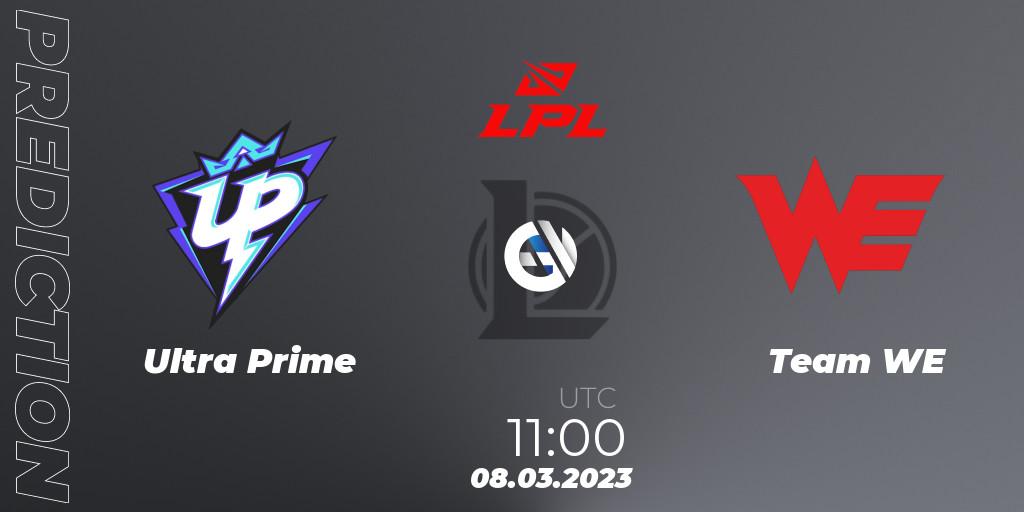 Ultra Prime vs Team WE: Match Prediction. 08.03.2023 at 11:30, LoL, LPL Spring 2023 - Group Stage