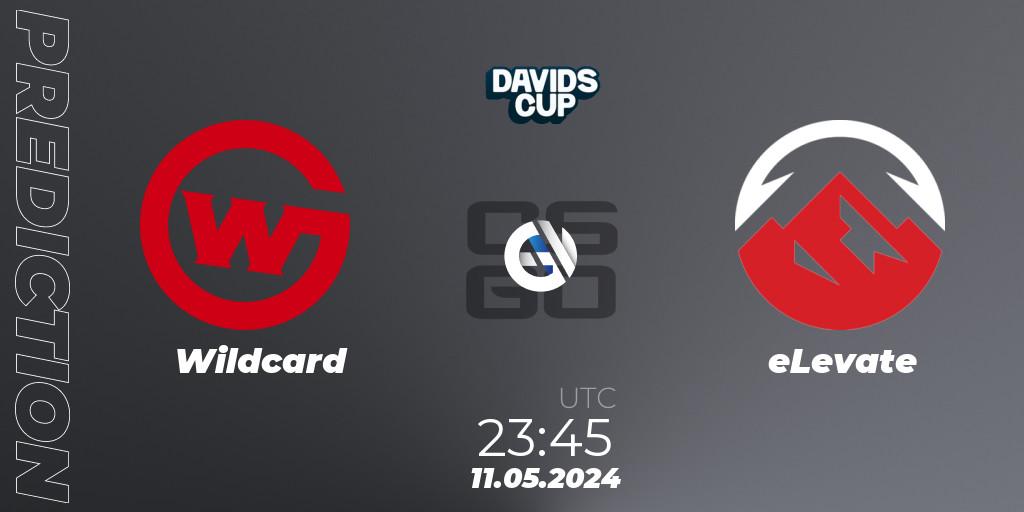 Wildcard vs eLevate: Match Prediction. 11.05.2024 at 23:45, Counter-Strike (CS2), David's Cup 2024