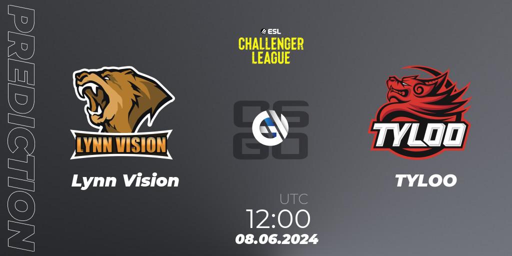 Lynn Vision vs TYLOO: Match Prediction. 08.06.2024 at 12:00, Counter-Strike (CS2), ESL Challenger League Season 47: Asia