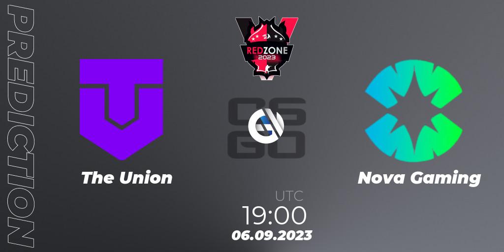 The Union vs Nova Gaming: Match Prediction. 06.09.23, CS2 (CS:GO), RedZone PRO League 2023 Season 6