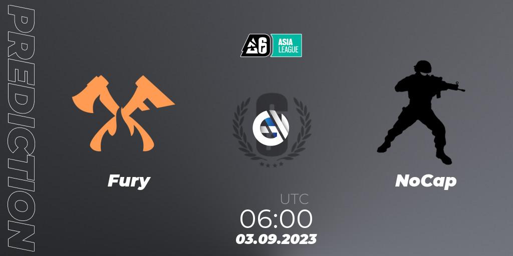 Fury vs NoCap: Match Prediction. 03.09.23, Rainbow Six, SEA League 2023 - Stage 2