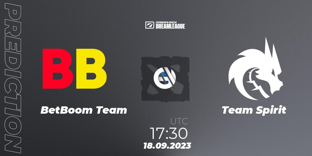 BetBoom Team vs Team Spirit: Match Prediction. 18.09.23, Dota 2, DreamLeague Season 21