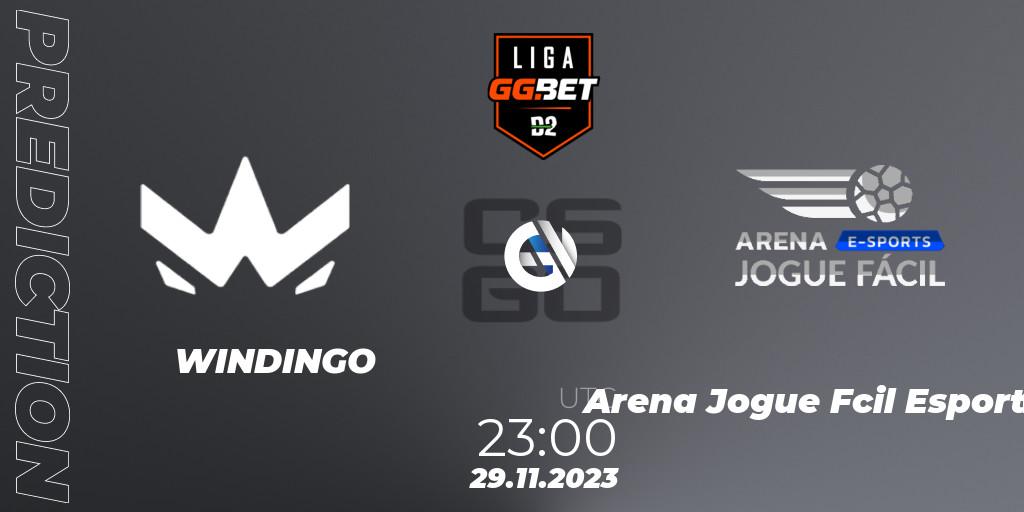 WINDINGO vs Arena Jogue Fácil Esports: Match Prediction. 05.12.2023 at 23:00, Counter-Strike (CS2), Dust2 Brasil Liga Season 2