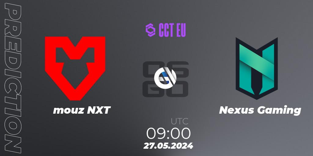 mouz NXT vs Nexus Gaming: Match Prediction. 27.05.2024 at 09:00, Counter-Strike (CS2), CCT Season 2 Europe Series 4