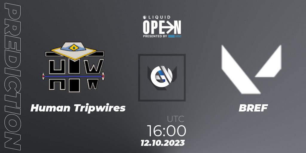 Human Tripwires vs BREF: Match Prediction. 12.10.2023 at 16:00, VALORANT, Liquid Open 2023 - Europe