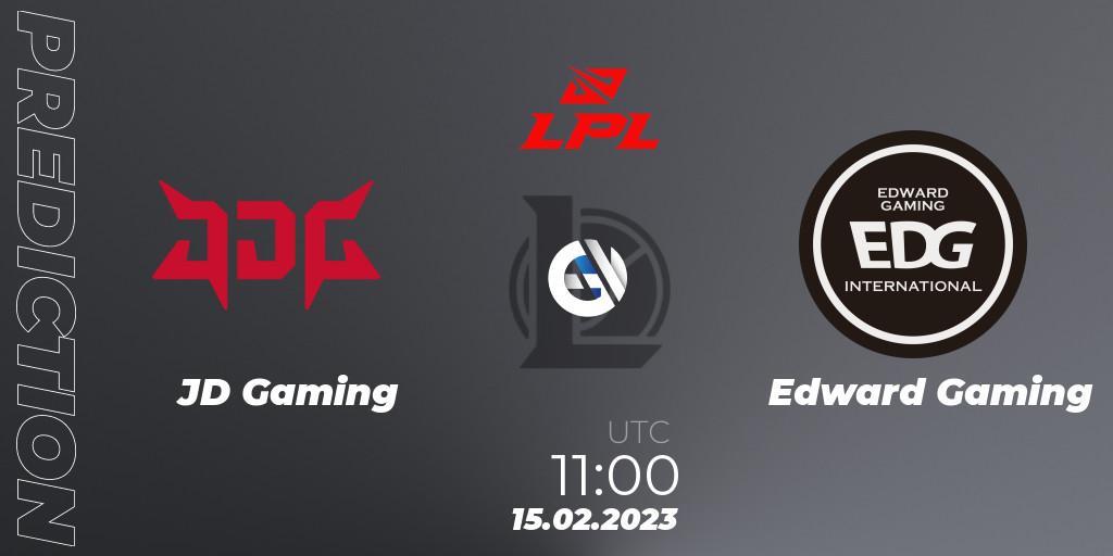 JD Gaming vs Edward Gaming: Match Prediction. 15.02.2023 at 12:00, LoL, LPL Spring 2023 - Group Stage